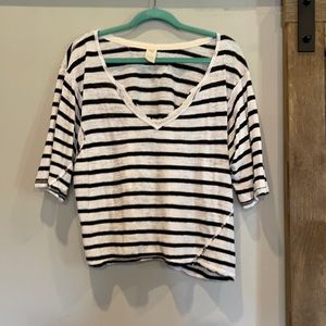 Free people striped crop top